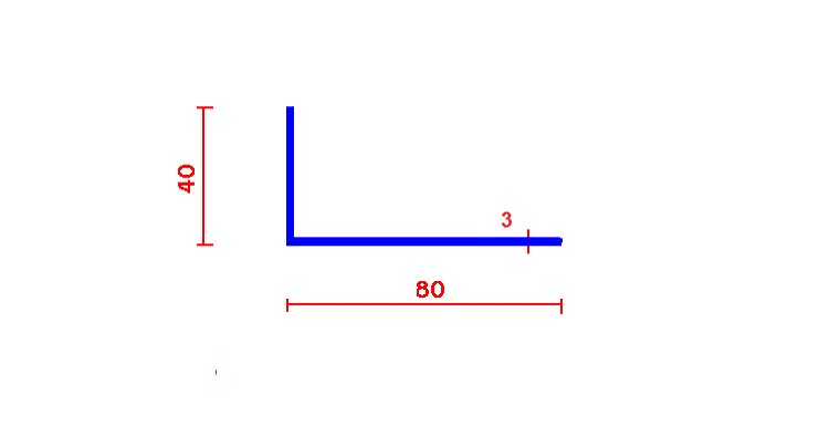 זוית 3*40*80