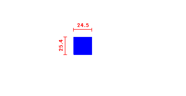 שטוח25.4*25.4