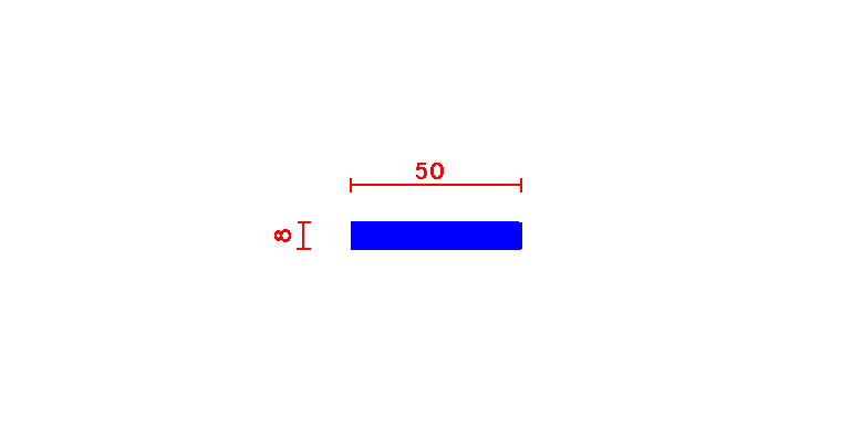 שטוח 8*50
