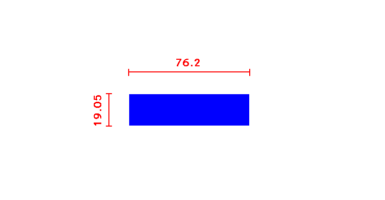 שטוח 19.1*76.2