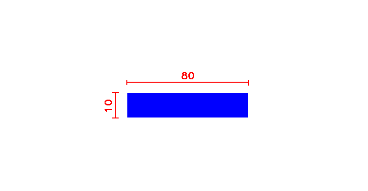 שטוח  10*80