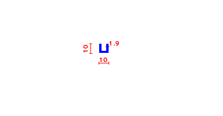 U  10*10*1.9