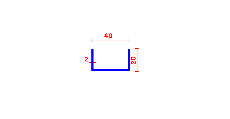 U 20*40*2