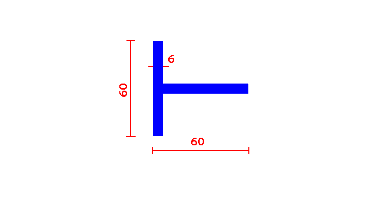 “T” Profile 60*60*6