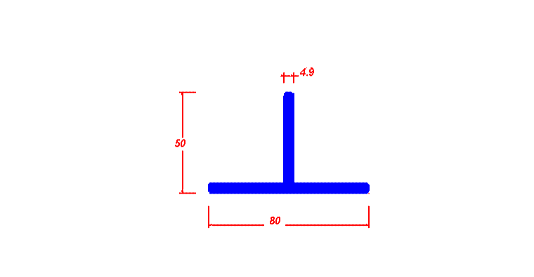 T   80*50*4.9