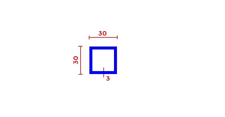 Square Tube 30*3