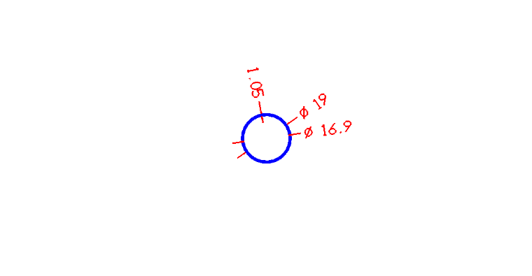 עגול חלול  1.05 * 19