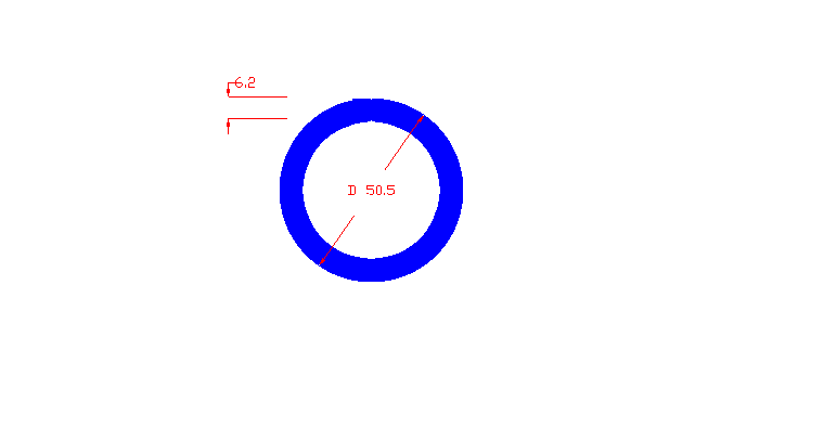צינור 6.2*50.5