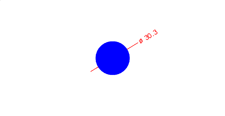 עגול מלא D=30