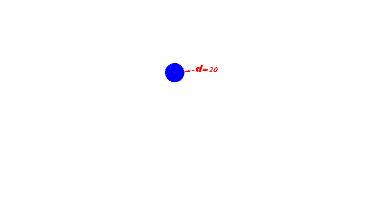 עגול מלא D=20