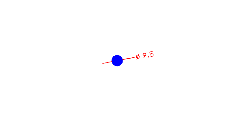 עגול מלא D=9.525