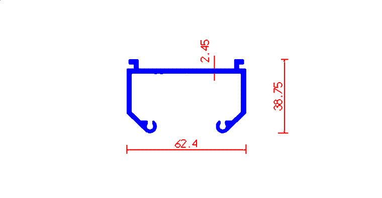 מחבר עומד / קורה 66מ"מ