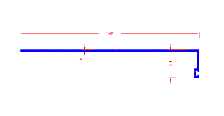 זוית גומי 190