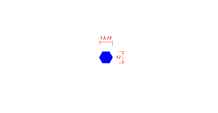 משושה  12 ממ