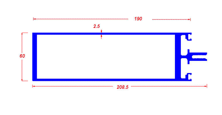 זקופה 190 מ"מ(60)
