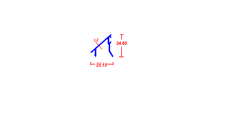 סרגל מעקה 25.2