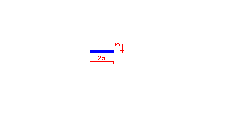 שטוח 3*25