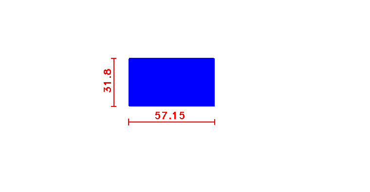 שטוח 31.8*57.15