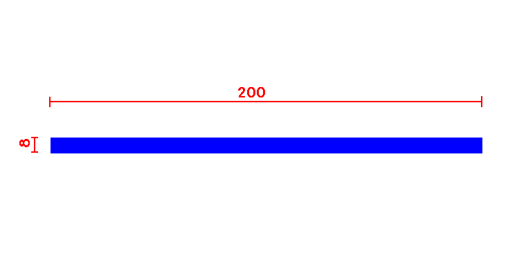 שטוח 8*200