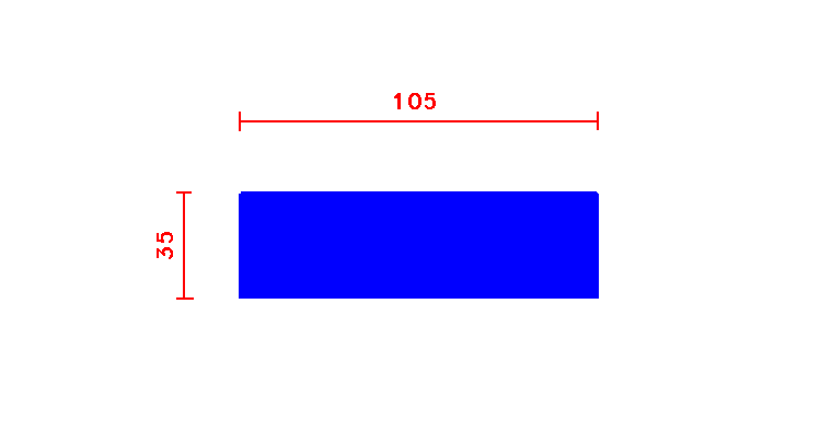 שטוח 35*105