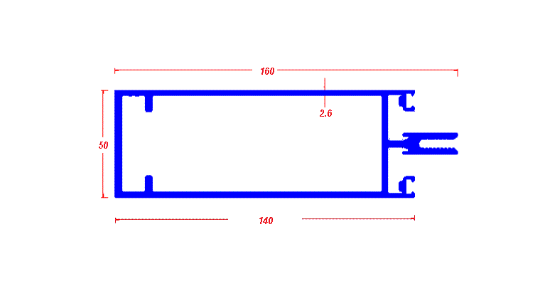 Mullion 140(50)