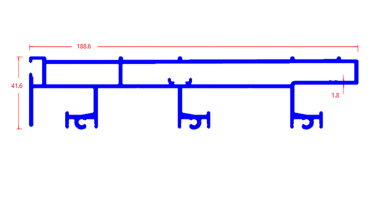 Triple lane bottom track + Bath