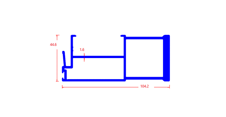 Interlock stile double glazing – 24 + hadle