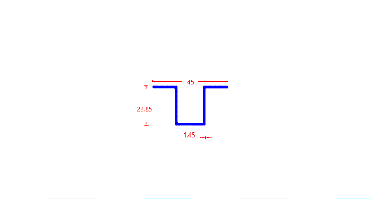 אומגה 45*23*1.45