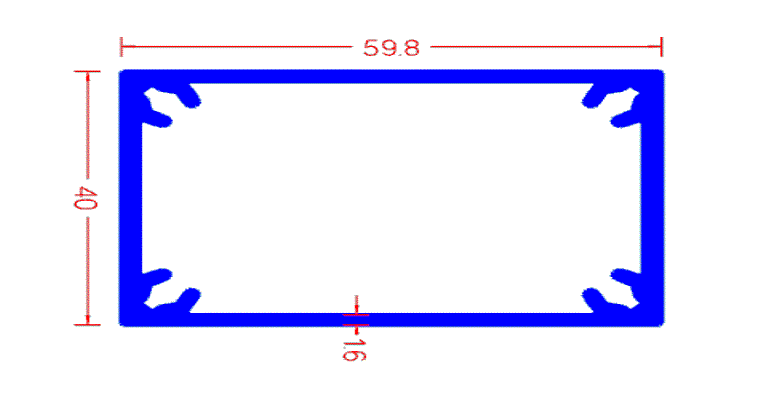 Horizontal Drywall Unit Profile
